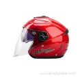 Casco de motocicleta de doble lente transpirable